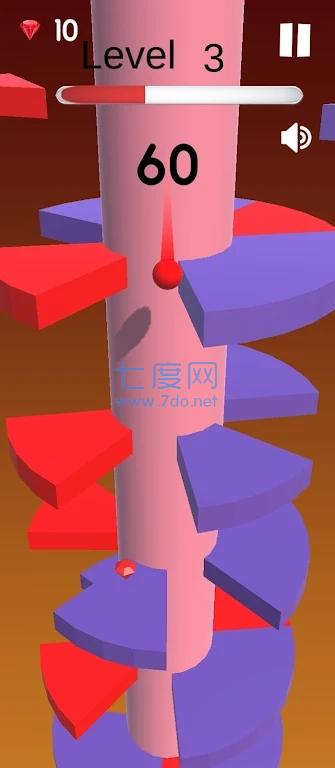 螺旋跳球游戏