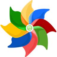 独特的风车模拟Pinwheel