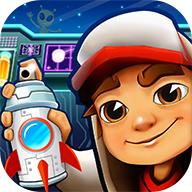 地铁跑酷空间站版本全皮肤全滑板