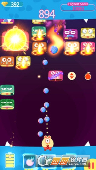 怪物打砖块游戏截图0