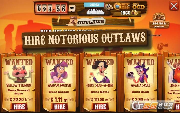 Wild West Saga: Business Tycoon(狂野西部大亨安卓版)