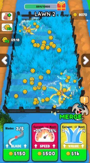 合并割草机游戏