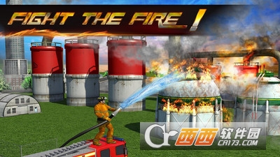 城市英雄消防员游戏