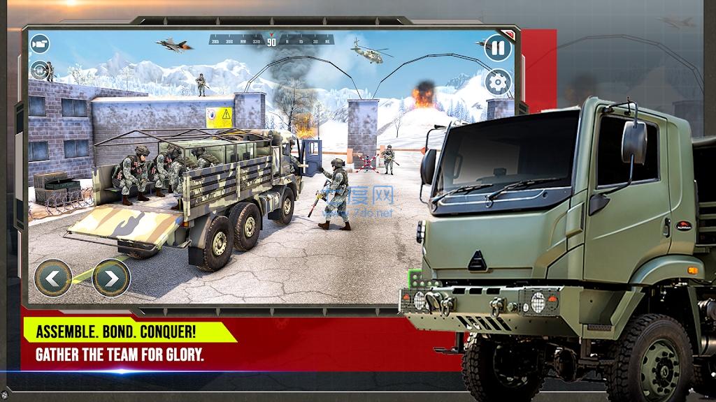 军用卡车模拟驾驶游戏