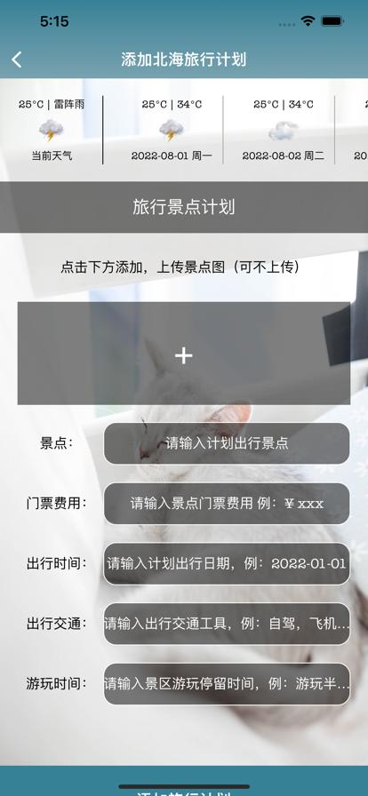 带上猫去旅行  V 1.0.0