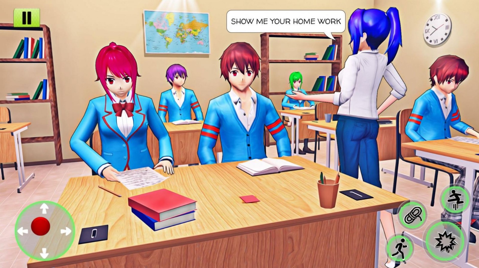 动漫女学生生活模拟器  v1.0