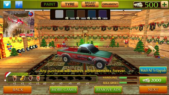 圣诞老人的越野卡车(限时赛车)