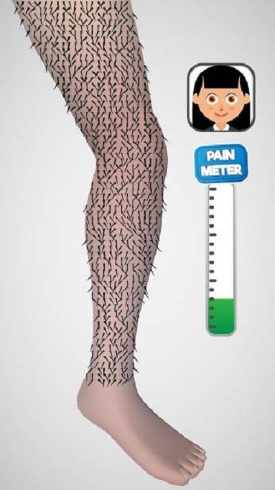 猛男刮腿毛游戏