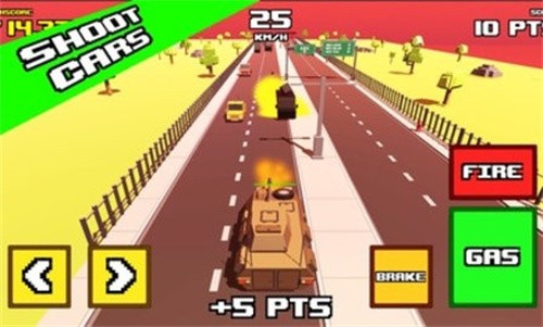 疯狂的道路坦克横撞  v0.1