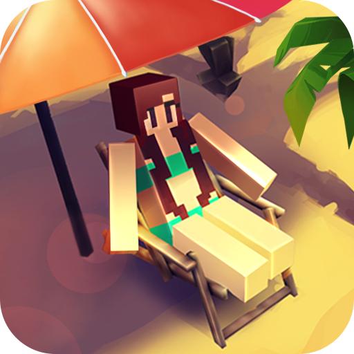 像素沙滩模拟器游戏