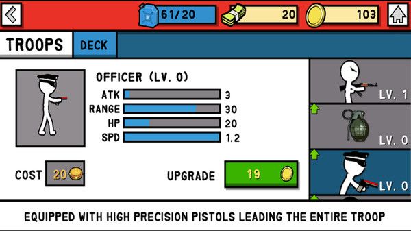 火柴人军队遗产战争免费钻石升级点最新版图片1