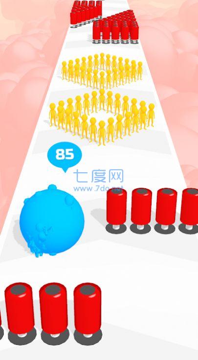 翻滚人群冲刺游戏 v0.1