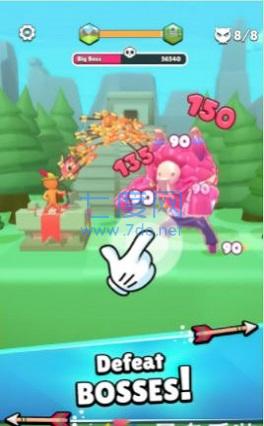 弓箭手甲板游戏