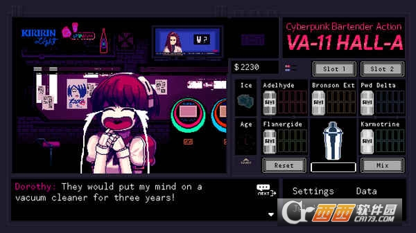 VA-11 HALL-A:赛博朋克酒保行动