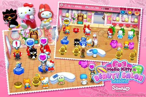 hellokitty的美容沙龙：假日版 Hello Kitty Beauty Salon v3.2.5