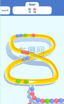 弹珠循环圈游戏