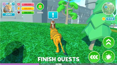 老虎生存模拟器中文版截图1