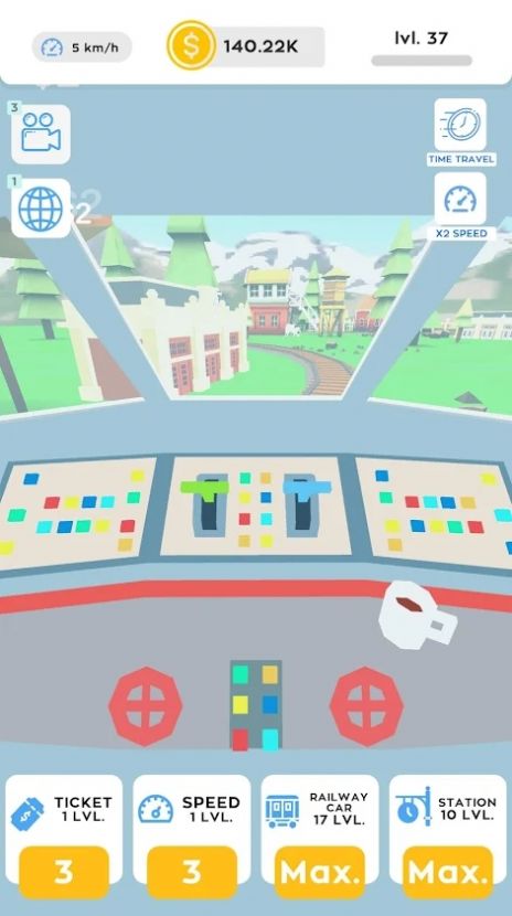 空闲火车铁路大亨2022游戏中文版（Idle Train Railway Tycoon 2022）  v3.3.4