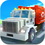 Blocky Garbage Truck Sim Pro(像素垃圾车模拟)