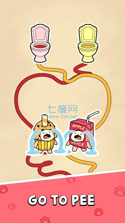 帮香蕉猫找到厕所BananaCatRush DrawtoToilet