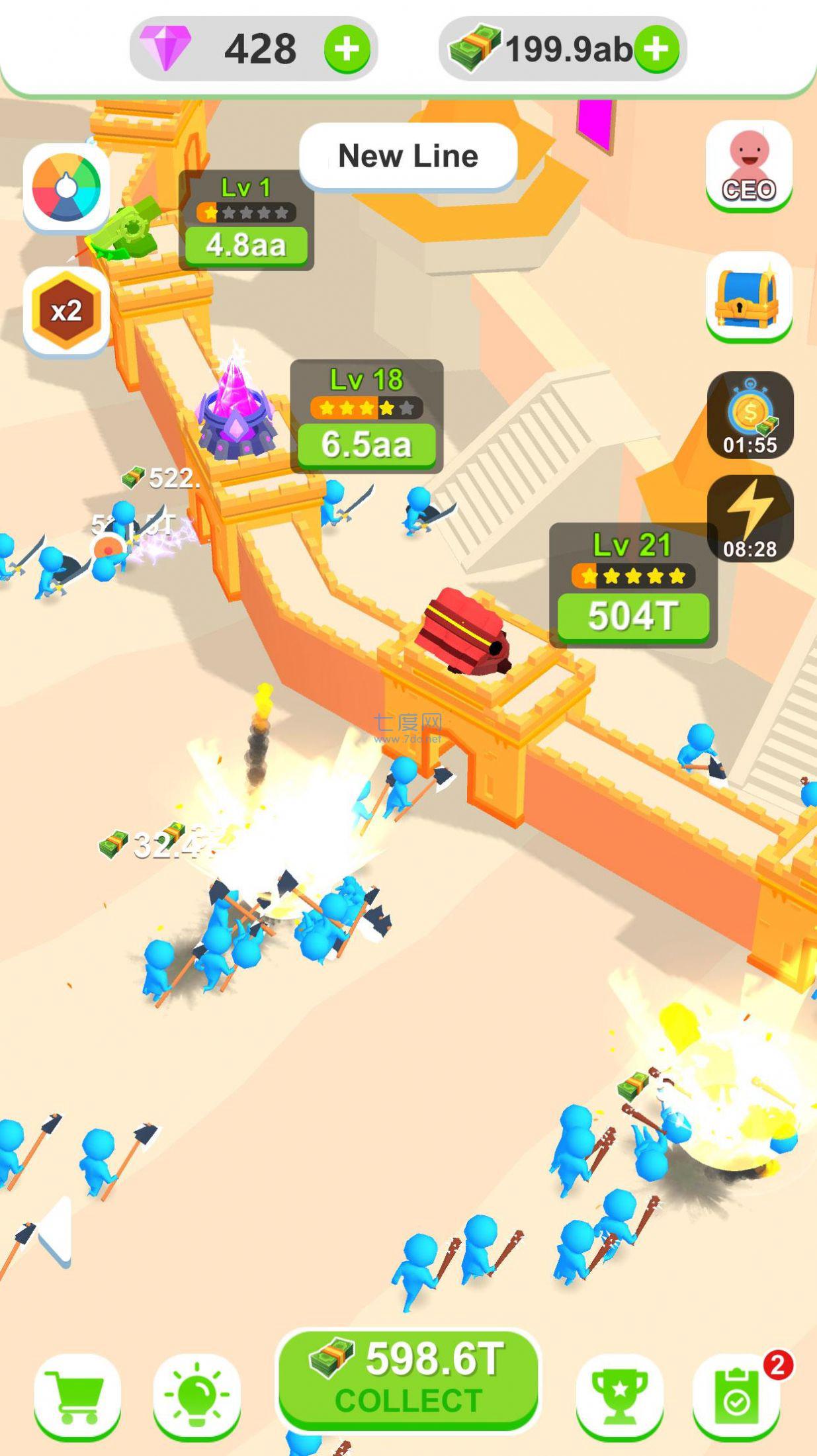 空闲城堡塔防(Idle Castle Defense)