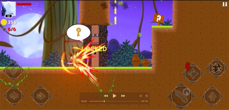 月光忍者马克冒险游戏免费金币最新版图片2