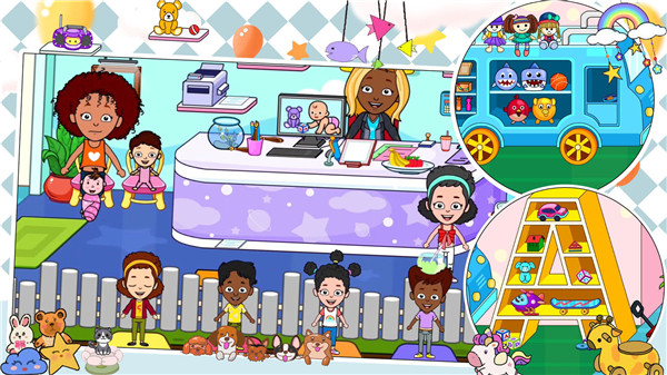 米加王国建小镇