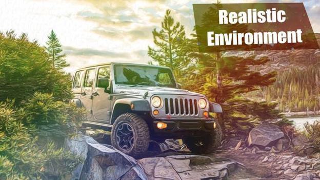 越野爬坡吉普车 v1.0