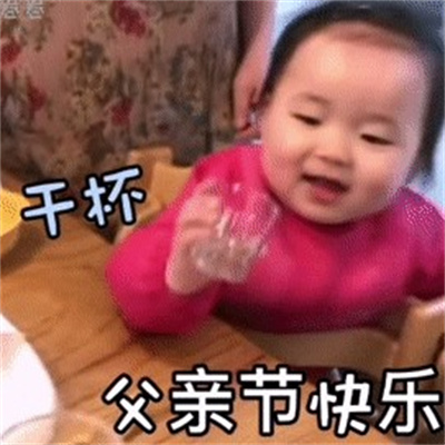 父亲节表情包权律二抖音可爱磕头动图图片 v1.0