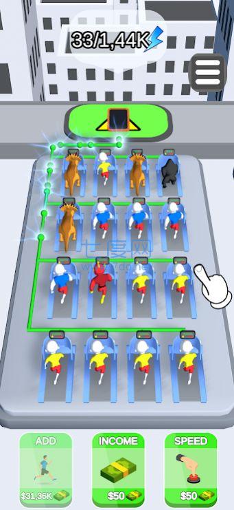 放置电池充电游戏