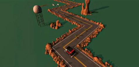 迷你汽车曲折前进