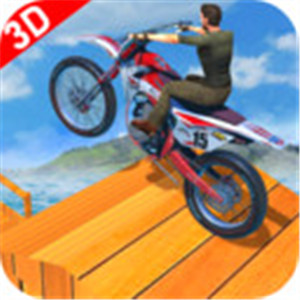 斜坡自行车特技