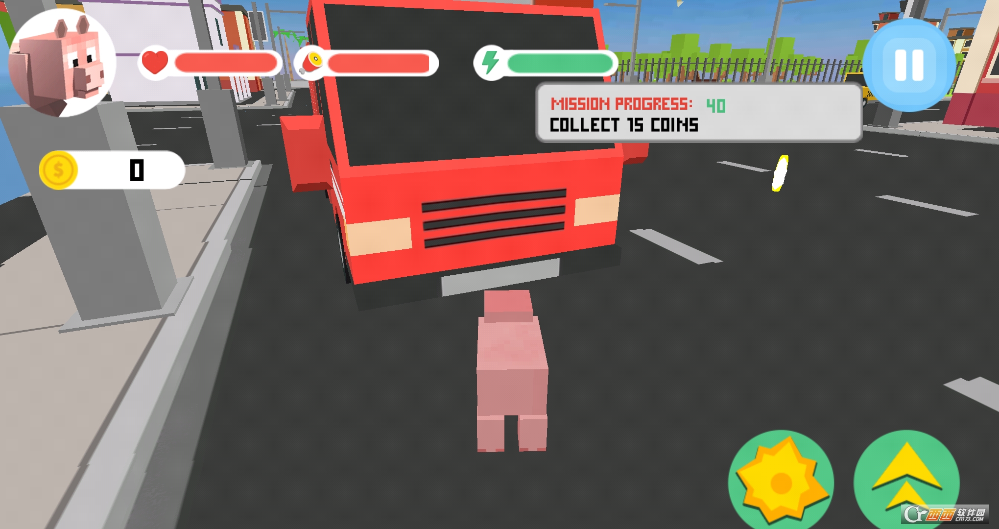 Blocky City Pig(城市猪模拟) v1.02 安卓版