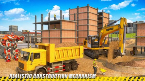 变形机器人挖掘机模拟器游戏手机版  v3.2.3