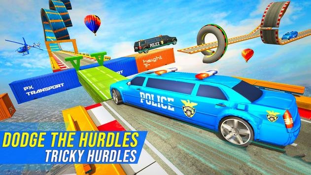 美国警察豪华轿车坡道特技 v10.2