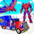 龙机器人卡车变换游戏中文版（Flying Dragon Army Truck） 