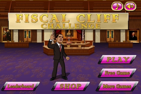 奥巴马演讲 FiscalCliffChallengeFreeObamavsPoliticansRunnerGame v3.1.5