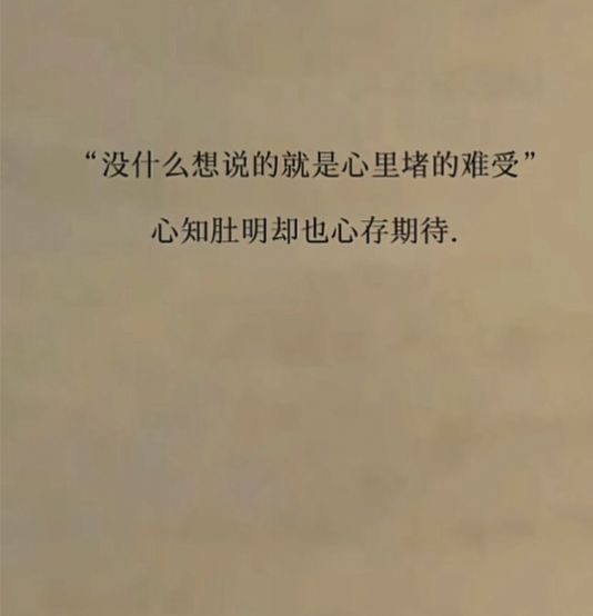 没什么想说的就是心里堵得难受图片 v1.0