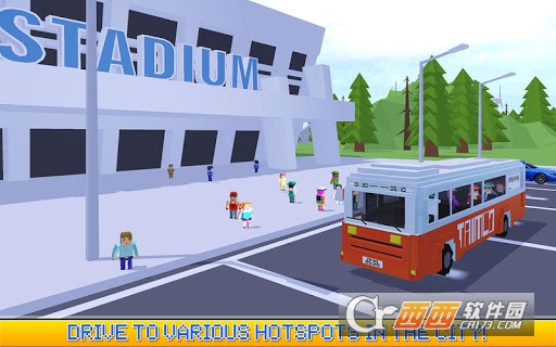 Blocky City Bus Driver SIM(块状城市客车司机) 1.2 安卓版