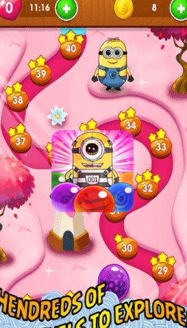 小黄人泡泡射手游戏