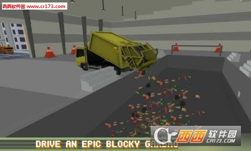 Blocky Garbage Truck Sim Pro(垃圾车驾驶2018最新版) v1.0 安卓版