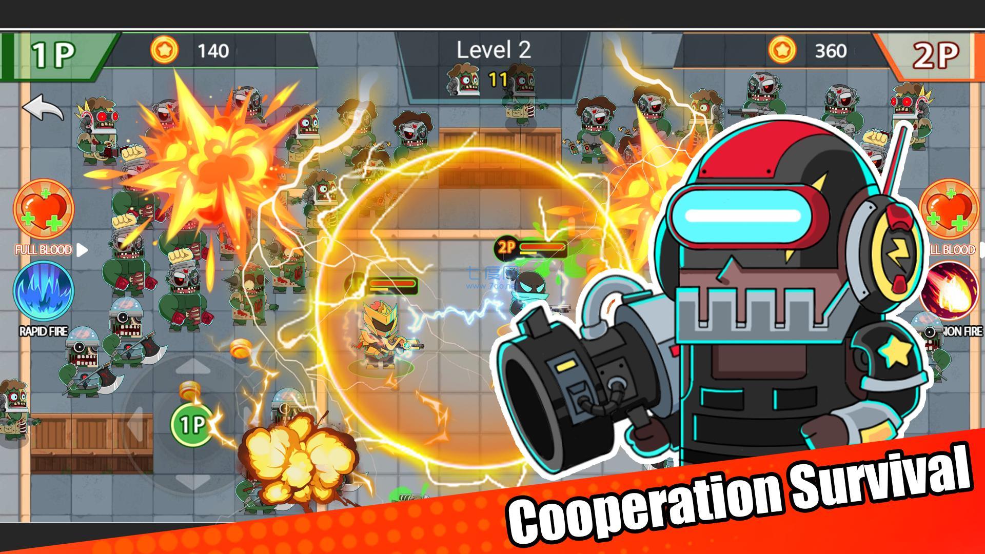 双人双枪僵尸战争 v1.0.8