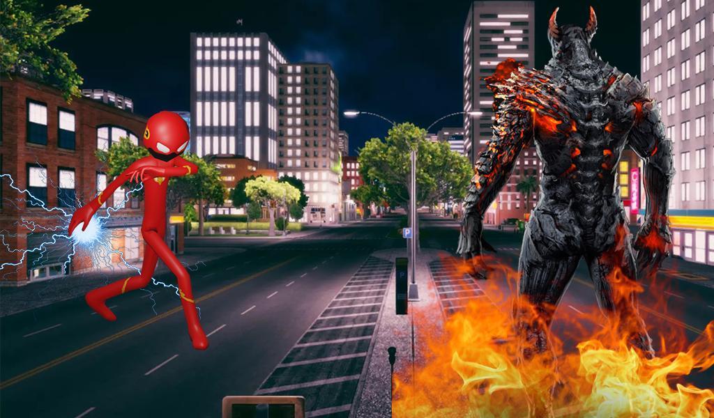 闪电火柴人超级英雄犯罪城市