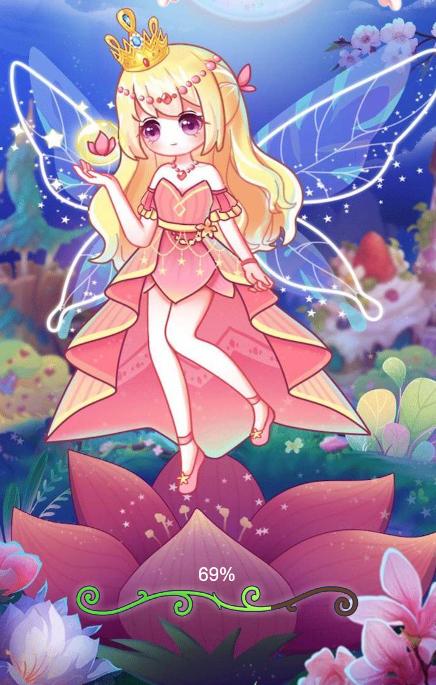 花仙子天使公主换装