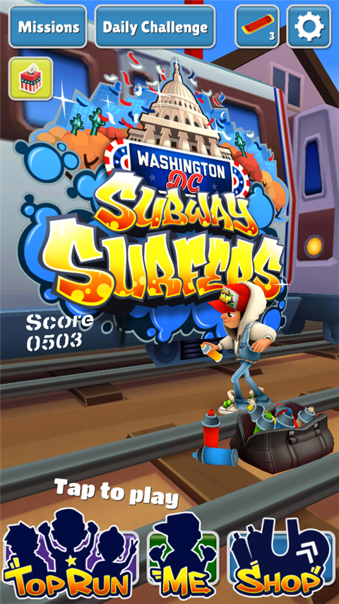 地铁跑酷华盛顿版 v1.63.1
