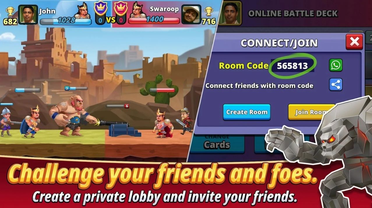 史诗格斗皇家冲突游戏安卓版(Epic Brawl)图片1