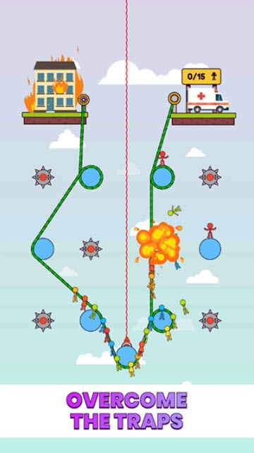 火柴人绳索救援 火柴人绳索救援