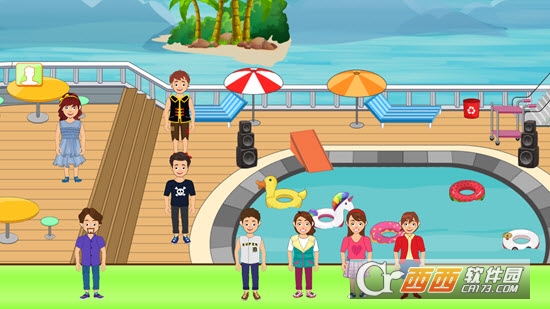 Pretend Play Cruise Trip(假装玩游轮之旅:城镇娱乐度假生活) v1.0 安卓版