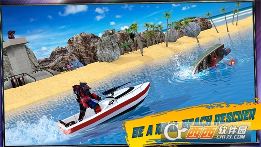 Beach Rescue Lifeguard Game(机器人变形队救生员任务官方版) v1.0