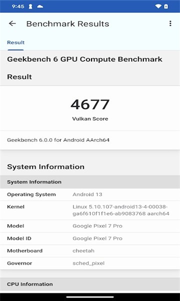 Geekbench6  v6.0.3